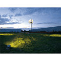 SLV LED Outdoor luminaire FLAC BEAM LED Spot, 1x27W, 60�, 3000K, stonegrey