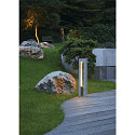 SLV Lampadaire d�ext�rieur ARROCK ARC GU10 haut, angulaire GU10 IP44, acier inoxydable, gris, sel et poivre gradable