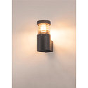 SLV Luminaire mural d�ext�rieur F-POL WALL cylindrique E27 IP54, anthrazit gradable