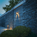 Lampadaire d�ext�rieur SLOTS 45 cylindrique, direct / indirect, commutable IP44, anthrazit 