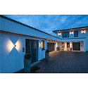 SLV Luminaire mural d�ext�rieur LOGS WALL haut bas, angulaire, indirect LED IP65, anthrazit 