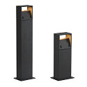 SLV Luminaire en forme de borne LOGS 40 Bas, angulaire, indirect LED IP65, anthrazit 