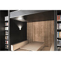 LED Wall luminaire QUAD 1 XL, square, 4,5W, COB LED, 3000K, 110�, white