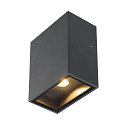 Luminaire mural QUAD 1 XL angulaire IP44, anthrazit
