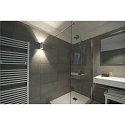 SLV Luminaire mural QUAD 2 XL angulaire IP44, blanche