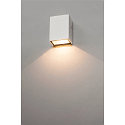SLV Luminaire mural QUAD 1 angulaire LED IP44, blanche