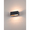 SLV Luminaire mural BOX R7S angulaire R7s IP44, anthrazit