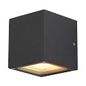 Luminaire mural d�ext�rieur SITRA CUBE haut bas, forme en d� GX53 IP44, anthrazit gradable