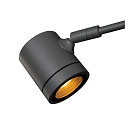 SLV Display luminaire NEW MYRA DISPLAY CURVE Outdoor luminaire, GU10, max. 50W, IP55, anthracite