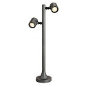 Outdoor luminaire NEW MYRA 2 Lamphead, GU10, max. 2x4,5W, IP44, anthracite