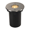 SLV LED Floor recessed luminaire DASAR LED LV Outdoor luminaire, round, stainless steel 316, 40�, 6W, PowerLED, 3000K, IP67