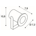 SLV Projecteur d'ext�rieur DASAR PROJECTOR LED IP68, acier inoxydable
