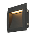 Luminaire d'encastrement mural  DOWNUNDER OUT L Bas, asym�trique IP55, anthrazit 