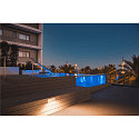 SLV Luminaire d'encastrement mural  BRICK LED Bas, asym�trique IP65, acier inoxydable 