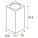 BIG THEO WALL, Outdoor Wall luminaire, 2 flame, LED, 3000K, Flood up/down, anthracite