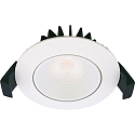 recessed luminaire VELIA LOW PROFILE round IP44, white matt dimmable 5,5W 320lm 3000K
