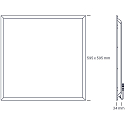SLV Panneau à LED ECOTECH, 40W 4000lm 4000K