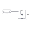 SLV recessed luminaire QUICK INSTALL G2 round, set of 10 GU10 IP44, brushed aluminium 