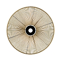 Abat-jour PAMELA 3913/70, couleur sable, noir