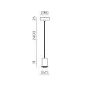 ACB Suspension pendulaire PAMELA 3913, noir