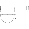 ACB Luminaire mural d�ext�rieur AYSEL haut bas IP54, anthrazit 