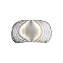 Luminaire mural MIRTA 3055/40 haut bas E27 IP20, opale, blanche gradable