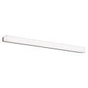 LED wall luminaire BOX 16/3200-90, IP44, 89cm, silver, 15W 3000K 1100lm