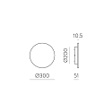 ACB Luminaire mural d’extérieur COMBO 16/3966-30 IP65, or