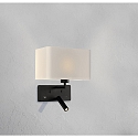 Luminaire mural ROMEO 16/3971 avec interrupteur, avec connexion USB, r�glable E27 IP20