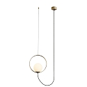Luminaire à suspension HALO 3815/1 à 1 flamme IP20, or, opale