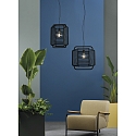 ACB Luminaire à suspension CORDA 50 E27 IP20, noir  