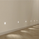 ACB Luminaire d'encastrement mural  THRILLER rond IP20, blanche 