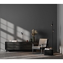 ACB Lampadaire GINA GU10 IP20, noir  