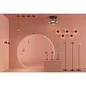 ACB Luminaire de plafond CORVUS IP20, noir  