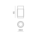 ACB Luminaire de plafond LUX 3989/6 IP20, or, noir brillant