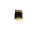 Luminaire de plafond LUX 3989/10 IP20, or, noir brillant