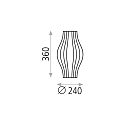 ACB Lampe de table MIRTA 3054/35 avec interrupteur E27 IP20, pierre gradable
