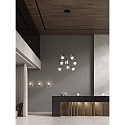 ACB Lampe de table HALO 3815/1 IP20, opale, noir