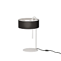 Lampe de table CLIP 8178 avec interrupteur E27 IP20, blanche