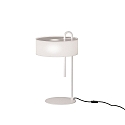 Lampe de table CLIP 8178 avec interrupteur E27 IP20, blanche