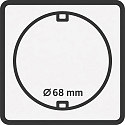 trou de champ vide 68mm