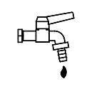 Raccordement � l'eau NO 4405/-07 /-09 /-17 /-19, acier inoxydable