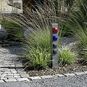 Albert Outdoor Energy column empty Type No. 4407, IP54, max. 5 optional inserts, excl. lighting, excl. switching function, anthracite