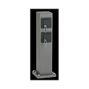 Colonne de prises TYPE NO 4412 2 voies, avec serrure, noir , anthracite mat