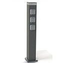 Albert Colonne d��nergie TYPE NO 4419 7 fois, sans inserts, anthrazit