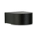 Luminaire mural d'ext�rieur TYPE NO 0233 Bas, rond 44, noir mat gradable