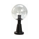 Luminaire en forme de borne TYPE NO 0538 rond E27 44, noir mat gradable