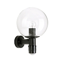 Luminaire mural d'ext�rieur TYPE NO 0639 haut, avec d�tecteur de mouvement E27 44, noir mat gradable