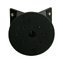 Support d'angle TYPE NO 1005 rond noir mat