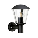 Luminaire mural d'extérieur TYPE NO 1854 résistant aux chocs E27 54, noir mat gradable